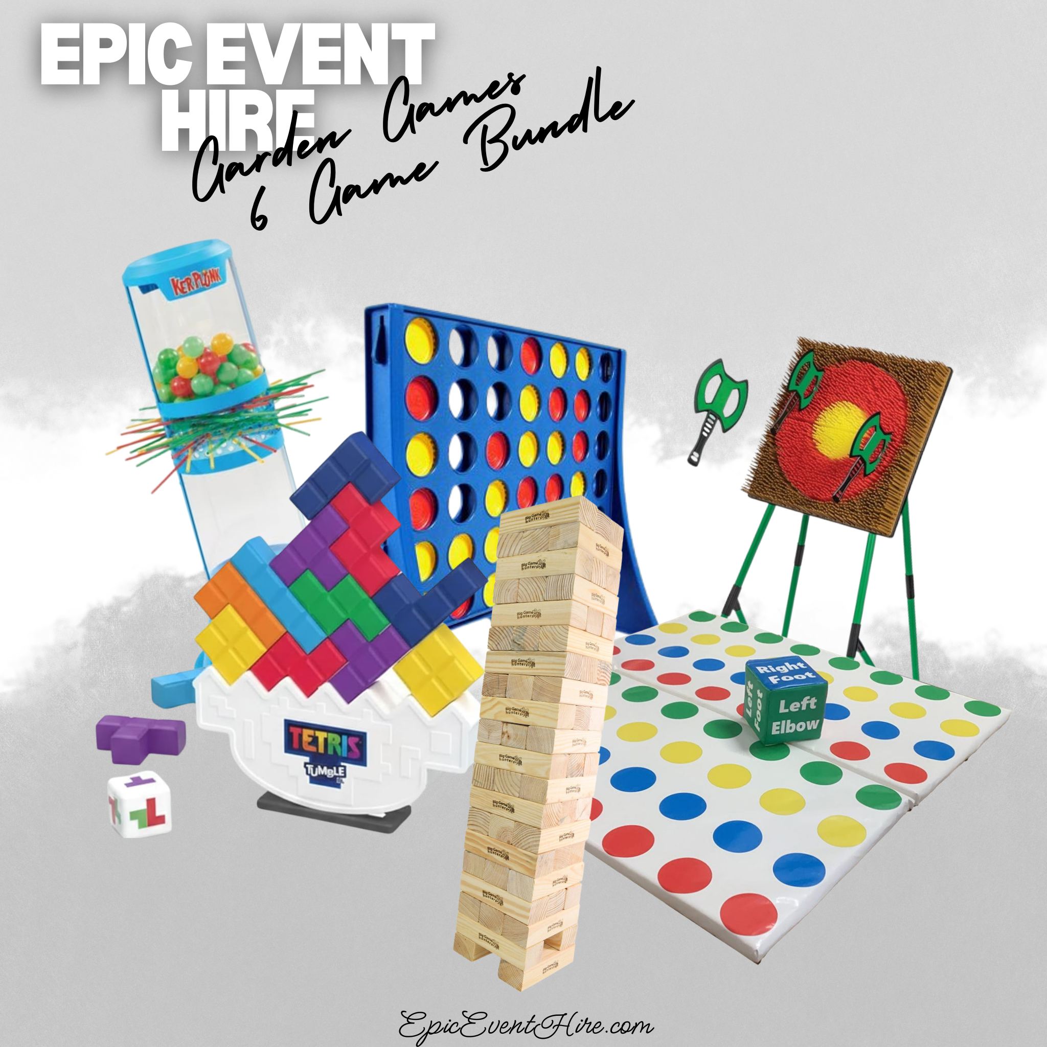 Outdoor Garden Games Bundle – 6 Classic Family Games Epic Events